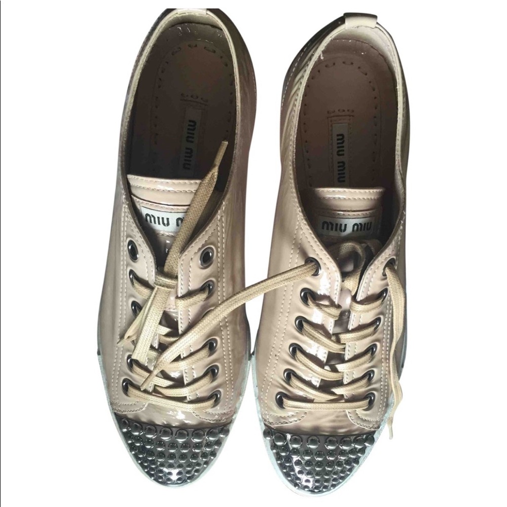 Miu Miu Patent Leather Trainers